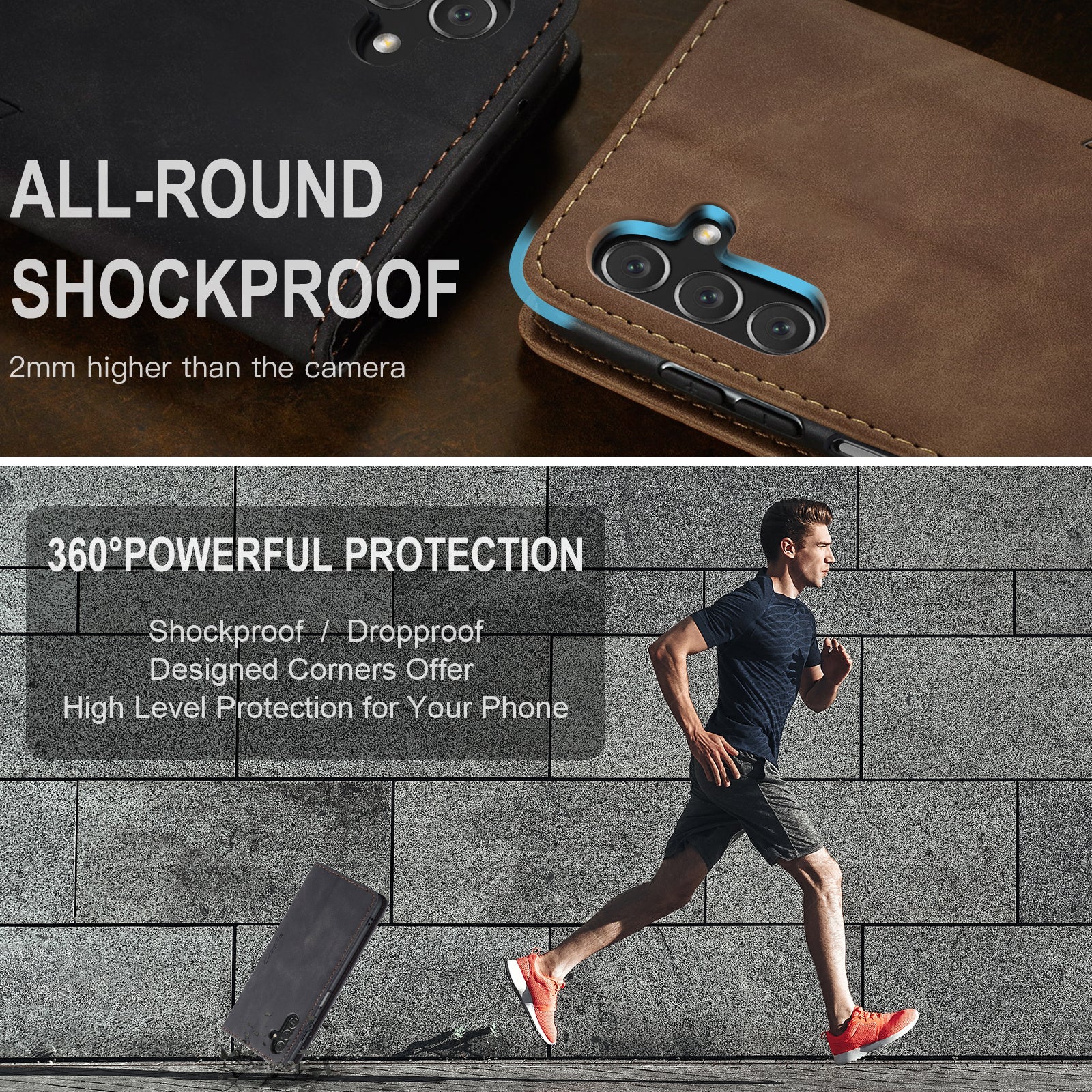 CASEME 013 Series Phone Shell pro Samsung Galaxy A24 4G PU kožené pouzdro na peněženku Flip Cover CASEME 013 Series Phone Shell pro Samsung Galaxy A24 4G PU kožené pouzdro na peněženku Flip Cover